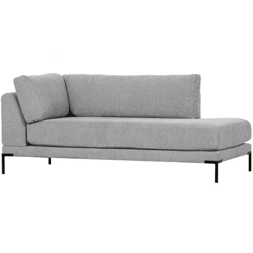 Bank Delrivo polyester grijs rechts 100 × 89 cm hoog