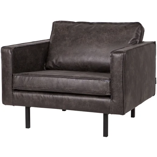 Fauteuil zwart 105 cm