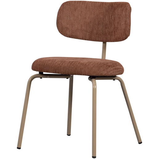 Eetkamerstoel geweven stof 48 cm
