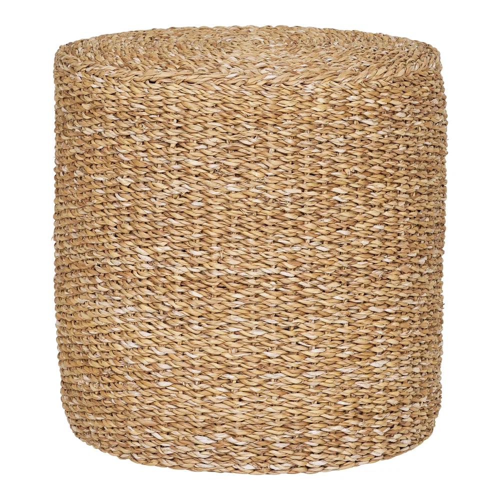 Poef zeegras naturel