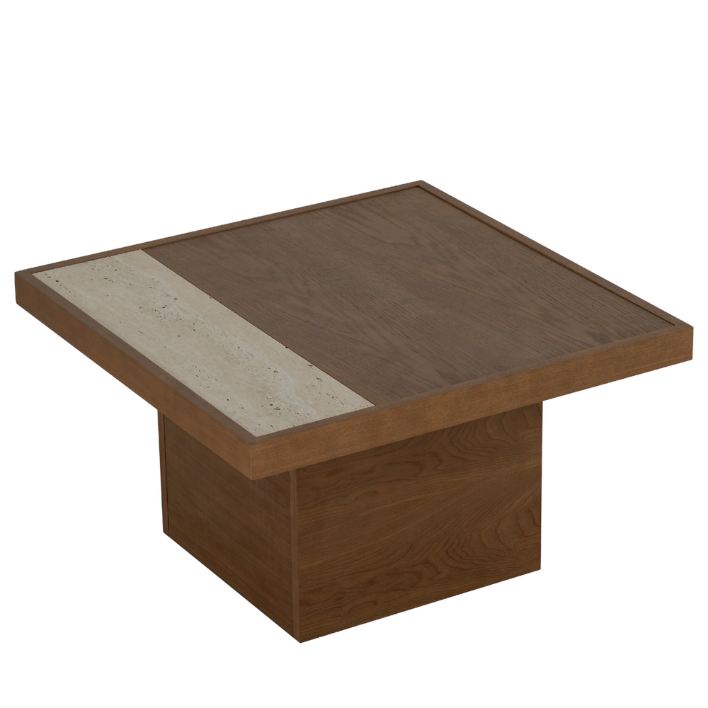 Salontafel MDF + eikenfineer walnoot