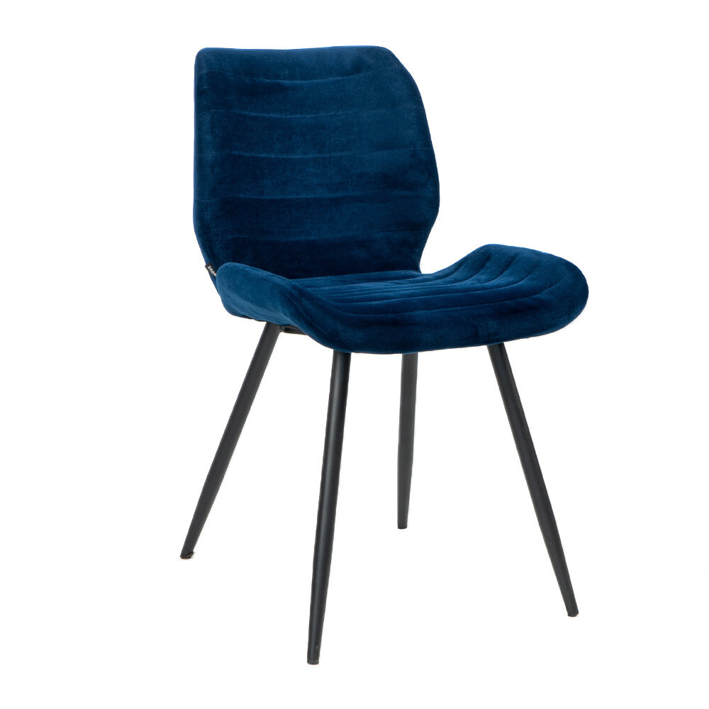 Stoel stof blauw