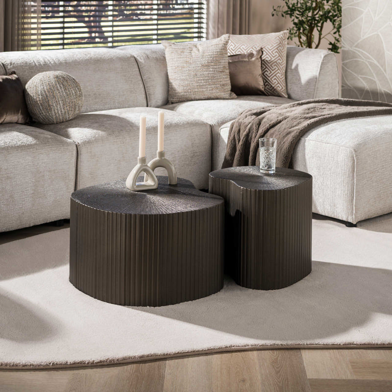 Salontafel niervormig set van 2 6