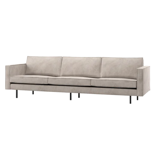 Bank beige 3-zits 277 cm