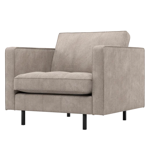 Fauteuil bruin 98 × 83 cm hoog