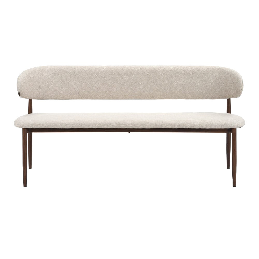Bankje ja taupe 160 cm