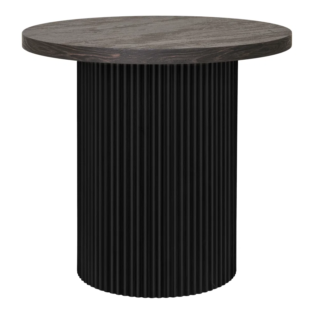 Bijzettafel MDF donkerbruin 48 cm