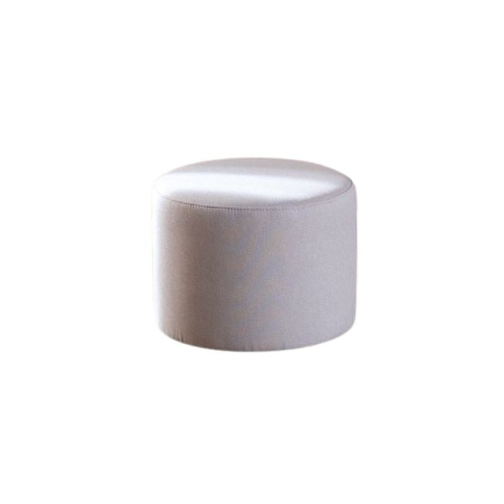 Poef polyester grijs 50 cm