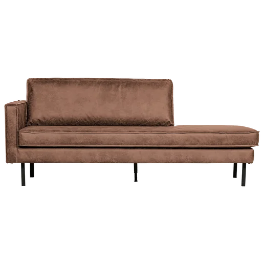 Chaise longue Norto bruin links