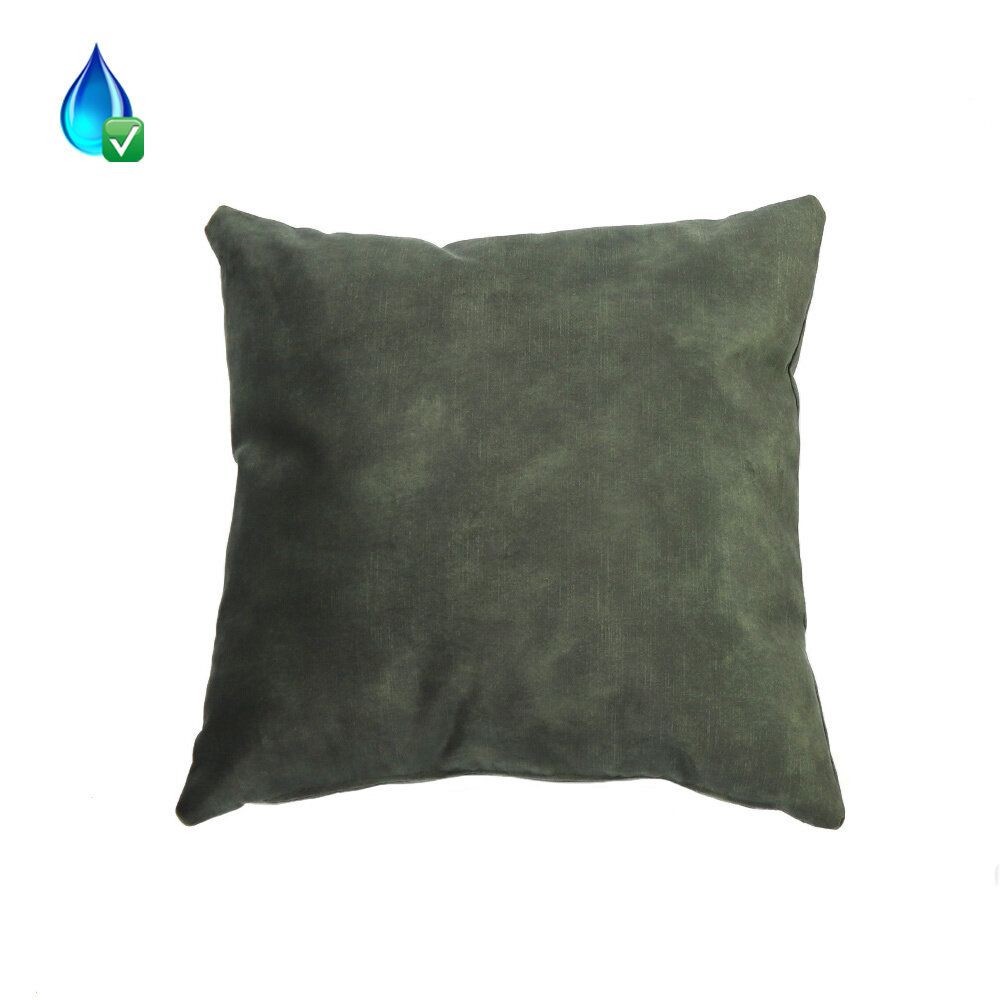 Kussen velours donkergroen 45 × 45 cm