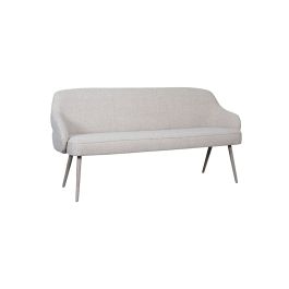Bankje royal bouclé naturel 110 160 cm