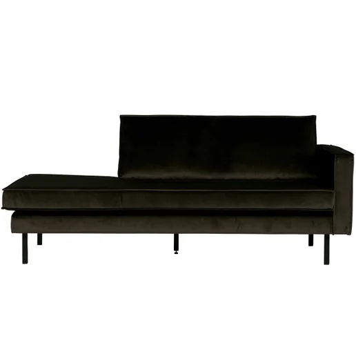 Chaise longue Belto polyester groen rechts