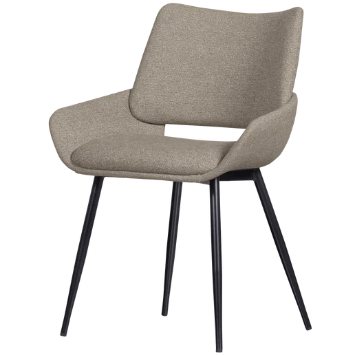 Eetkamerstoel beige 58 cm