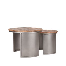 Salontafel mangohout rough 60 cm