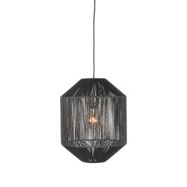 Hanglamp jute zwart