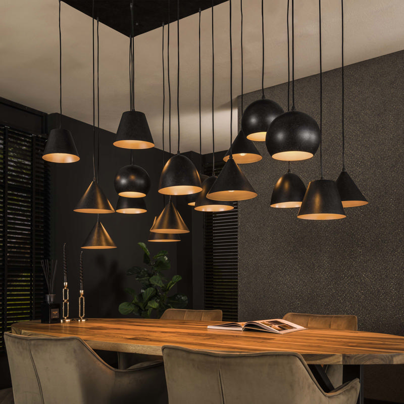 Hanglamp Kalto metaal 6-lichts