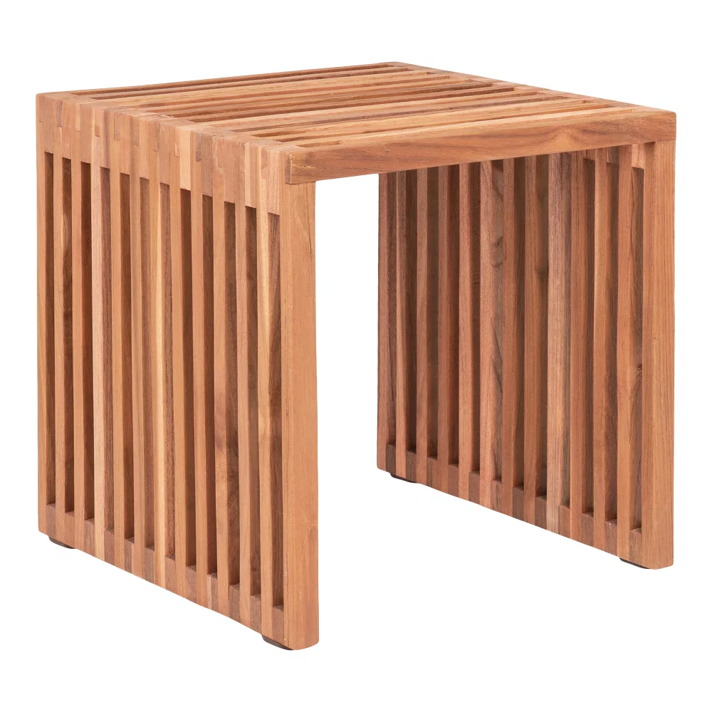 Bijzettafel Belen teak naturel 40 cm