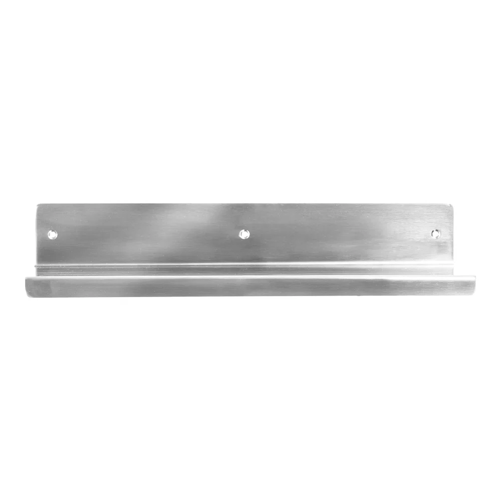 Wandplank staal zilver