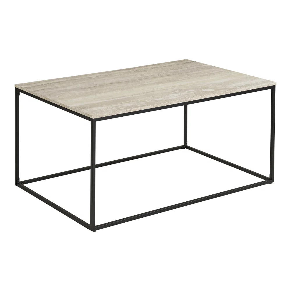 Salontafel staal zwart